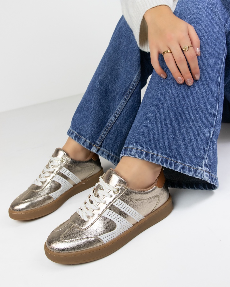 La Strada Lage sneakers  - goud