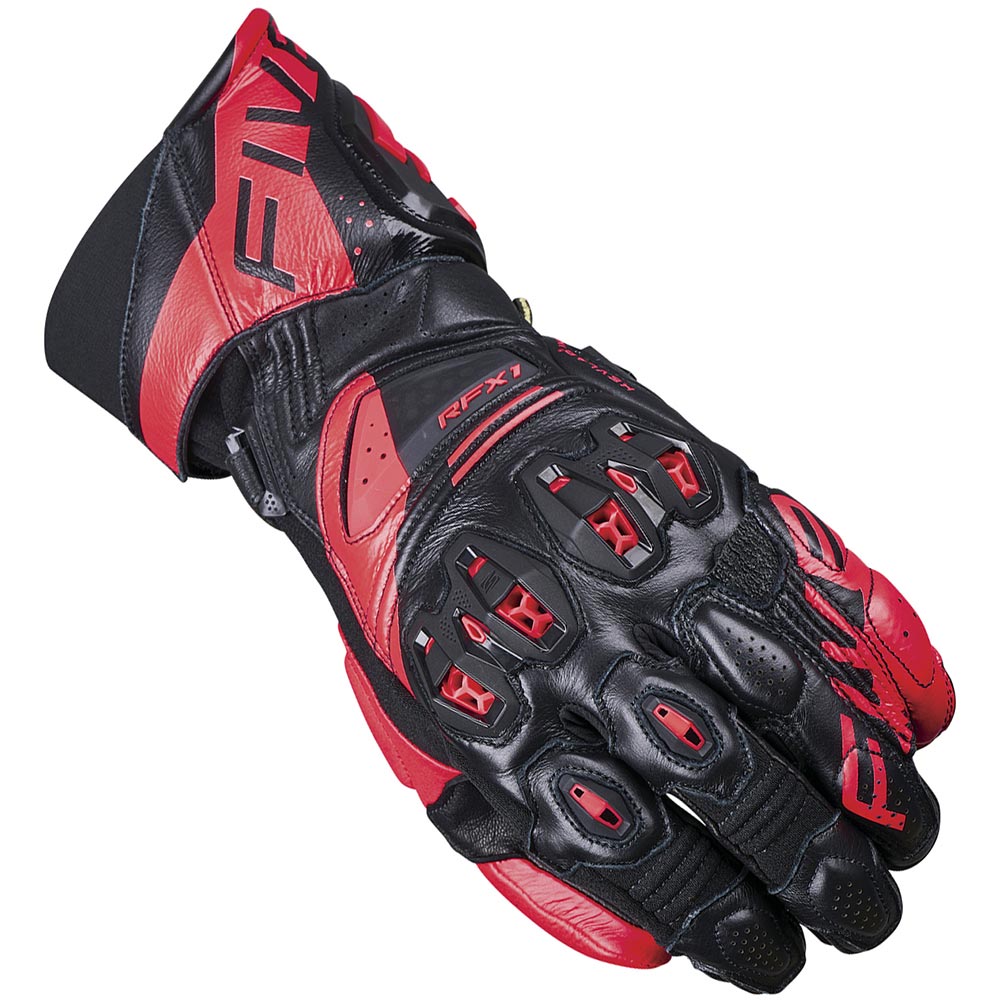 Five - Gants RFX1 Evo Noir / Rouge fluo