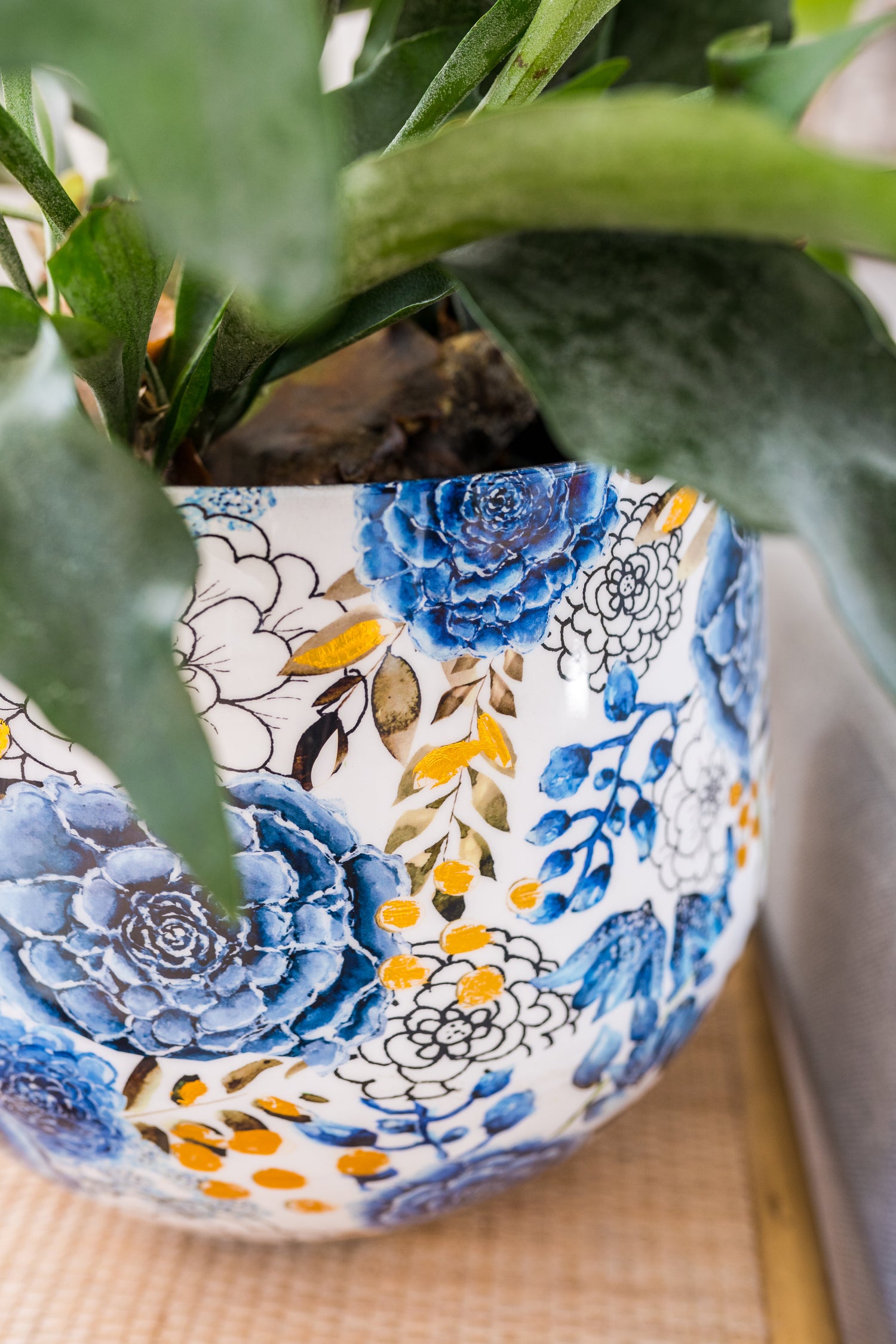 TS bloempot Dutch blauw D 24 H 21 cm