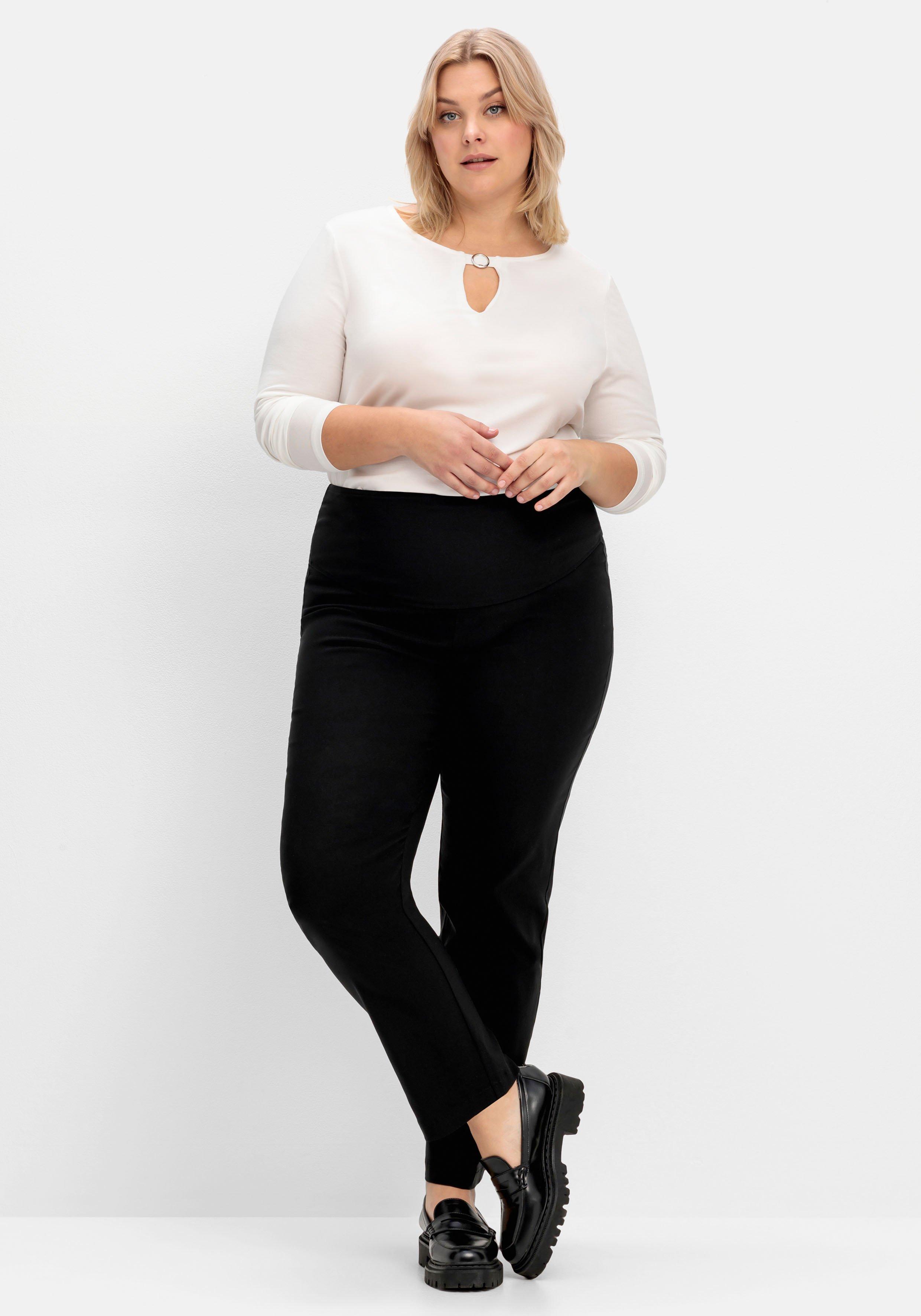 Gerade Schlupfhose mit Shaping-Einsatz