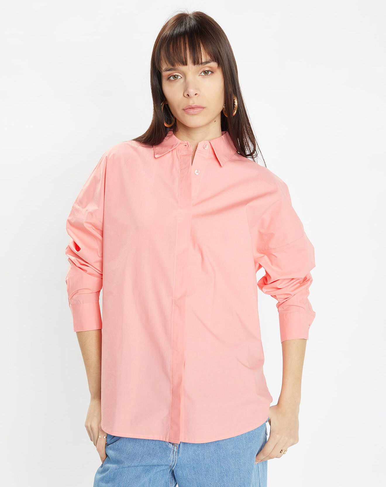 Galeries Lafayette Chemise Camille Pop rose