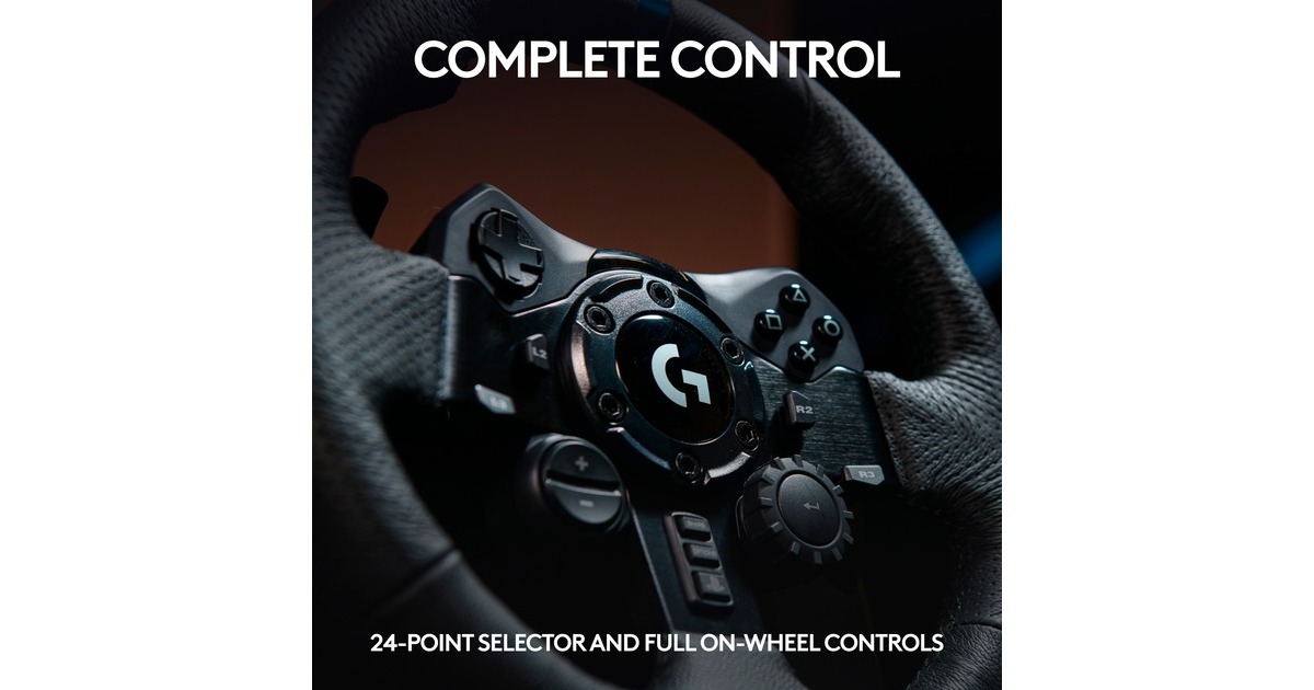 LogitechG923 TRUEFORCE stuur  (Zwart, Pc, PlayStation 4, PlayStation 5)