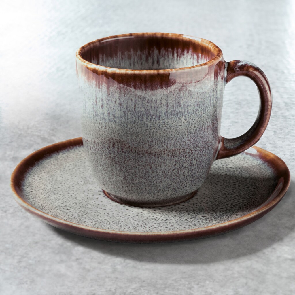 like. by Villeroy & Boch Kaffeetasse mit Untertasse Lave 190 ml