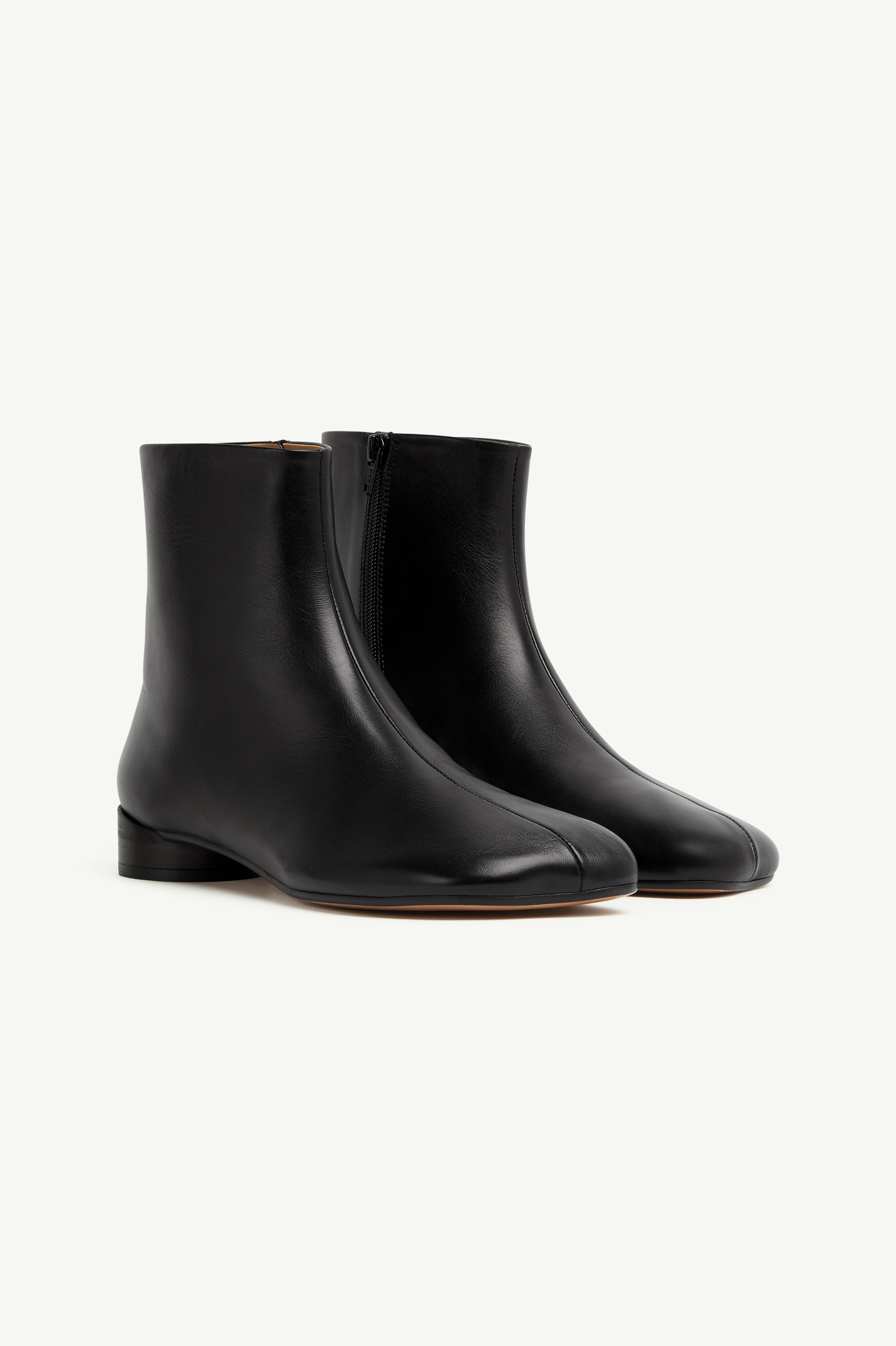 Bottines anatomiques en cuir pour homme
