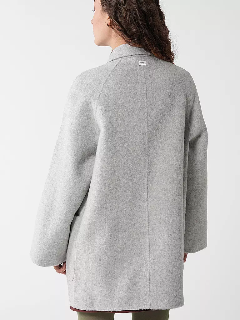 PENN&INK Wollmantel hellgrau