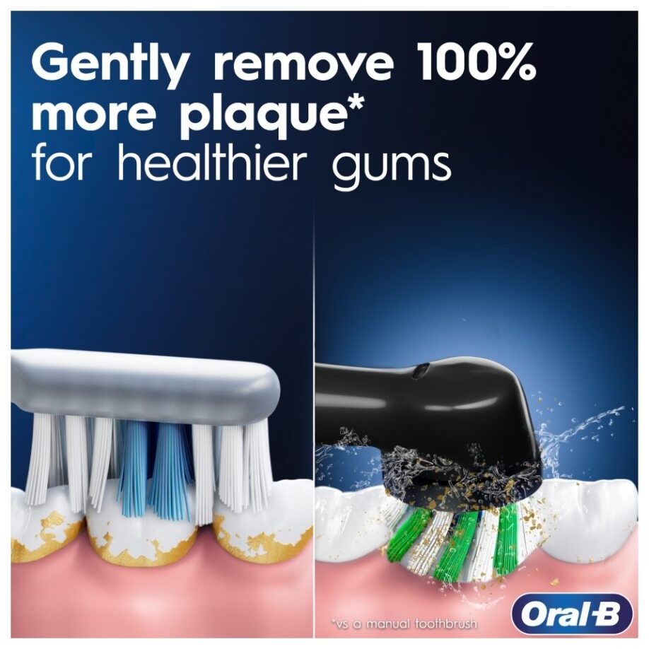 Oral-B - Pro 3 3000 Sort Elektrisk Tandbørste