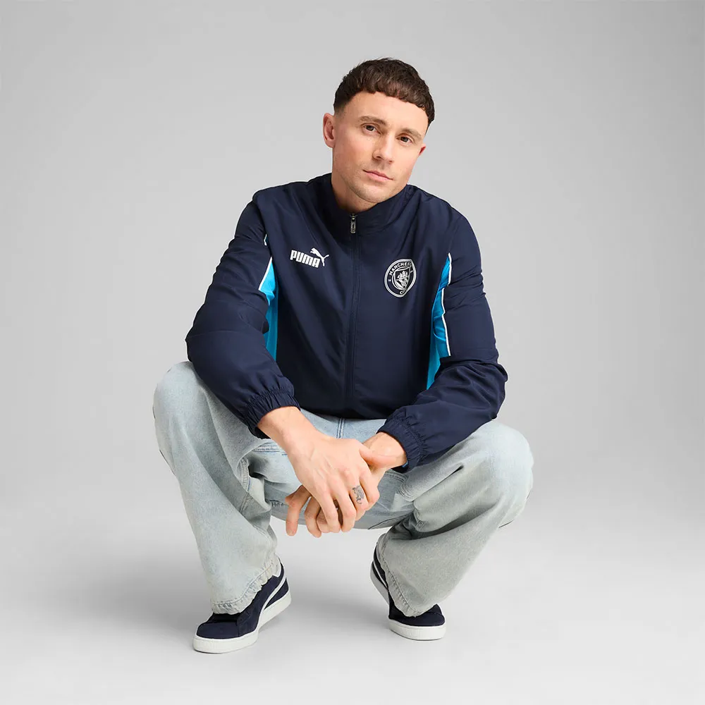 Suéter com zíper Puma Manchester City FC Ftblarchive