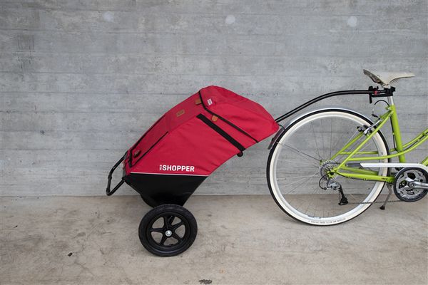 VELOSHOPPER Einkaufswagen  rot