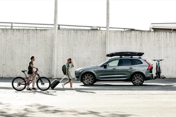 Thule EasyFold XT F, Cykelholder, Tilkoblingsanordning til bag på bilen, Aluminium, Aluminium