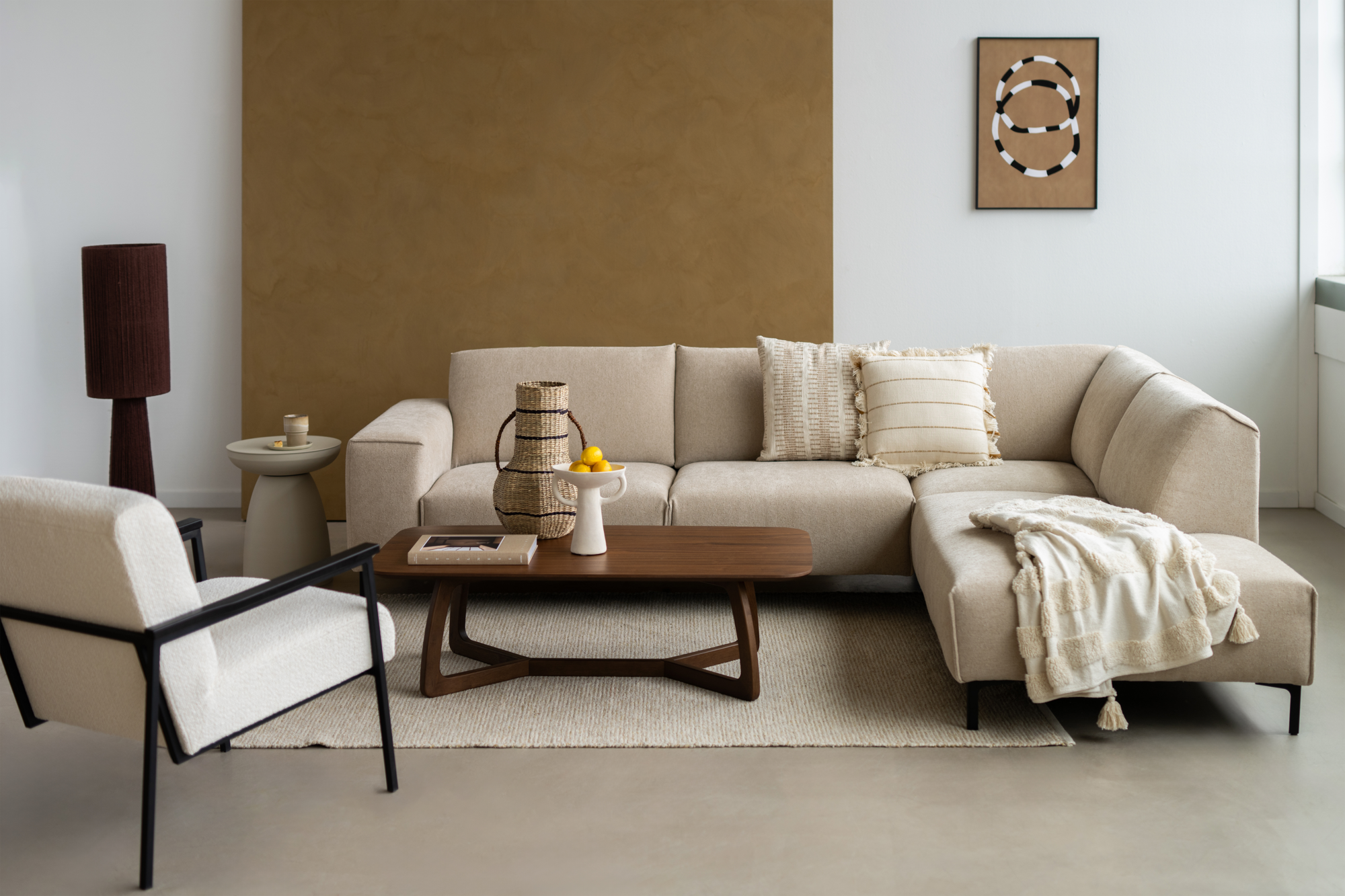 Plaid Cato natural 130x170 cm