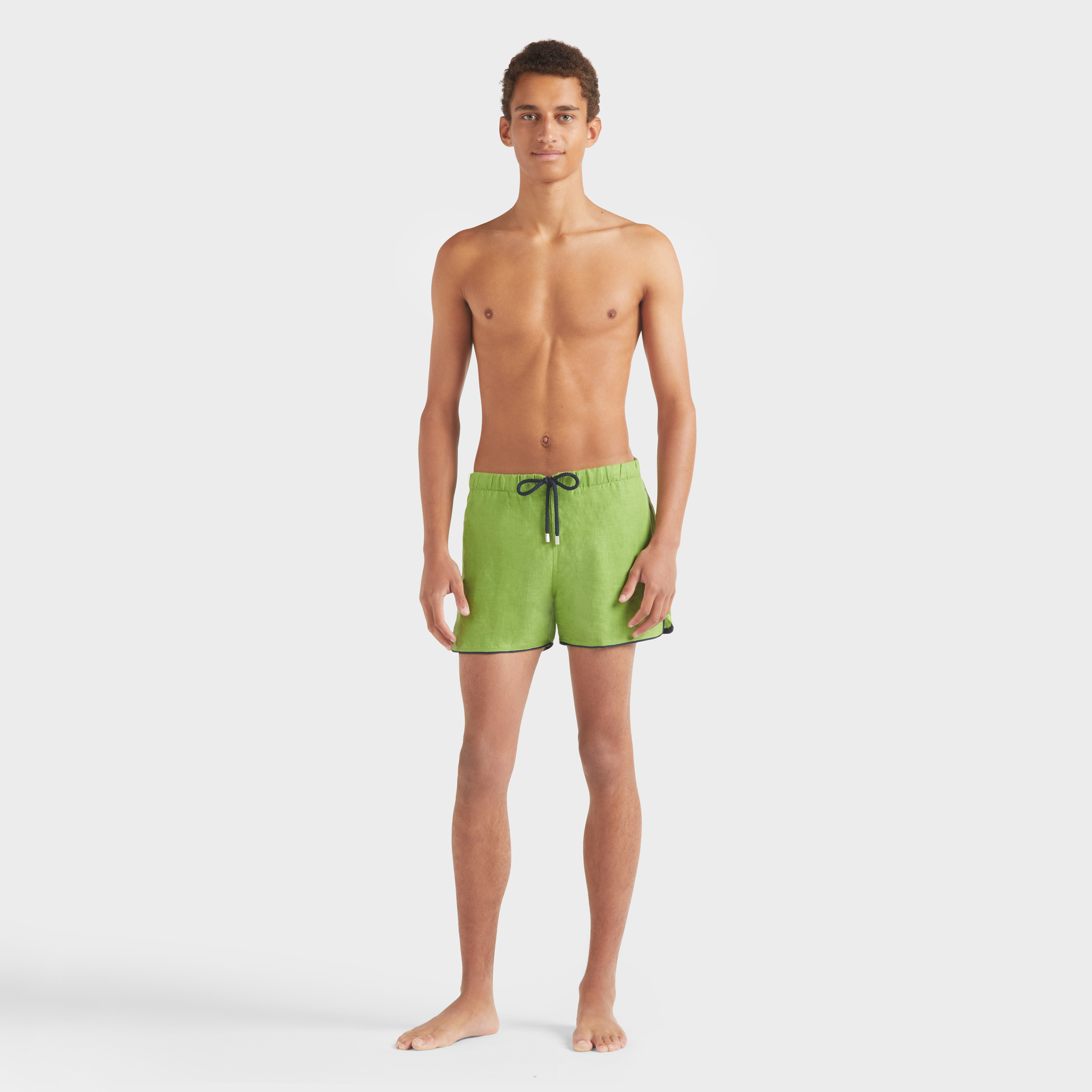 Maillot de bain en lin homme uni