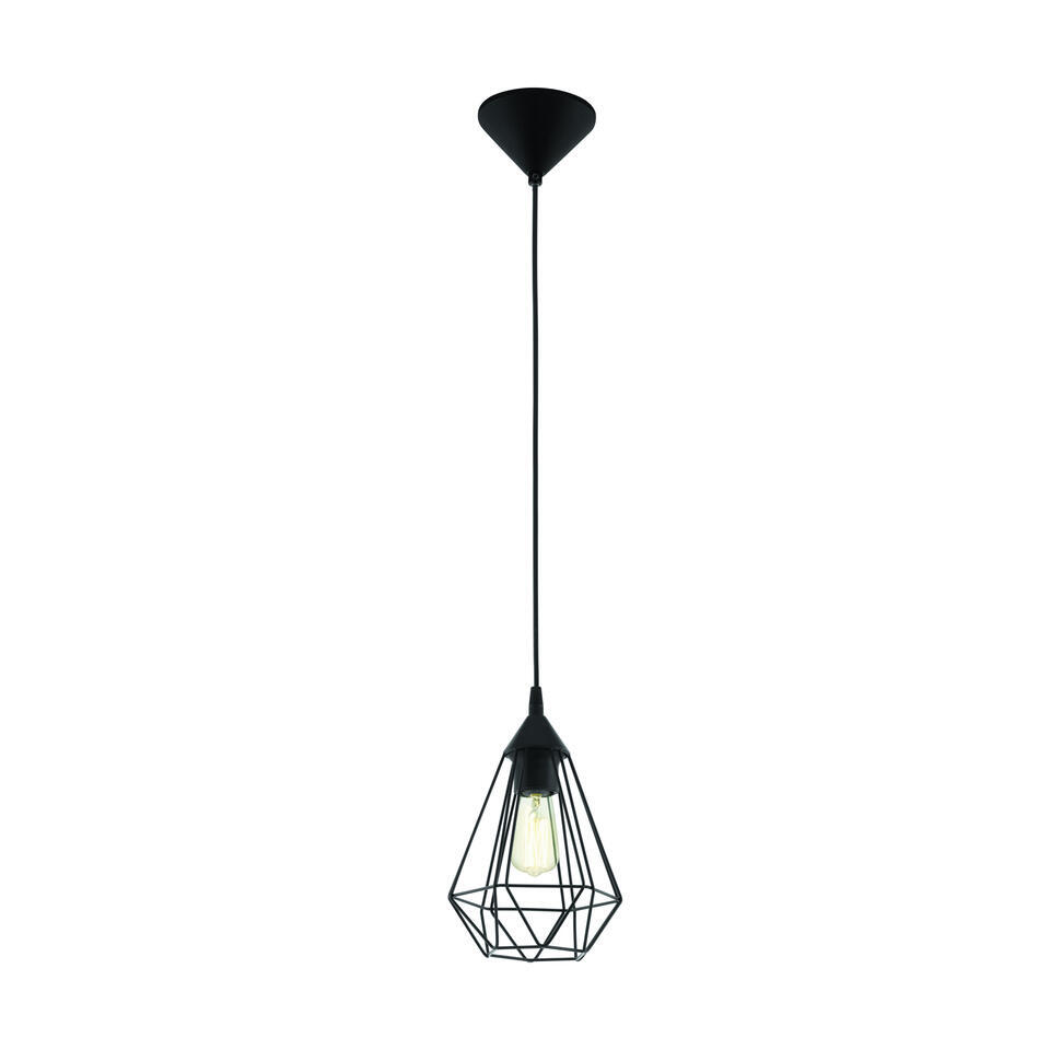 EDI light Tarbes Hanglamp - E27 - Ø 17,5 cm - Grijs