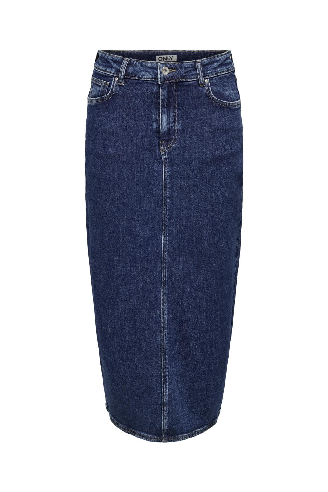 Only Onlmilla Midi Skirt 4511114 dark blue denim
