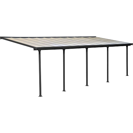 Palram - Canopia Feria terrasseoverdækning sampak 25,1 m2 - antracitgrå