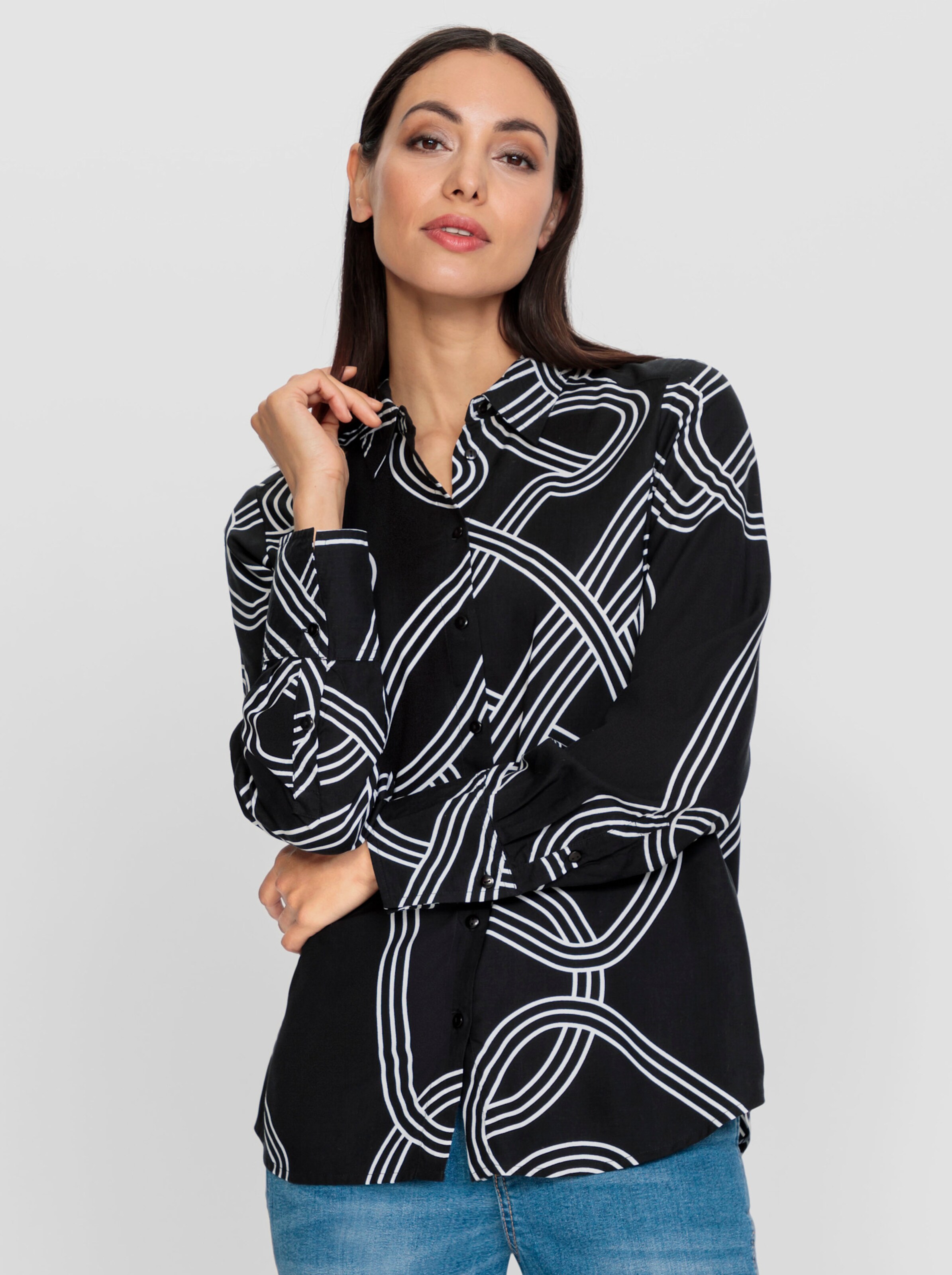 Druckbluse
