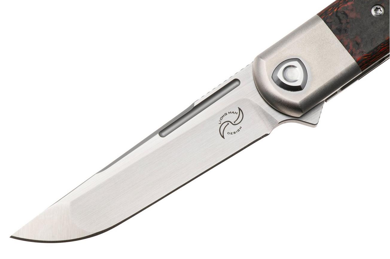 Liong Mah Tanto One, Satin M390, Mars Valley Carbonfiber Titanium, zakmes