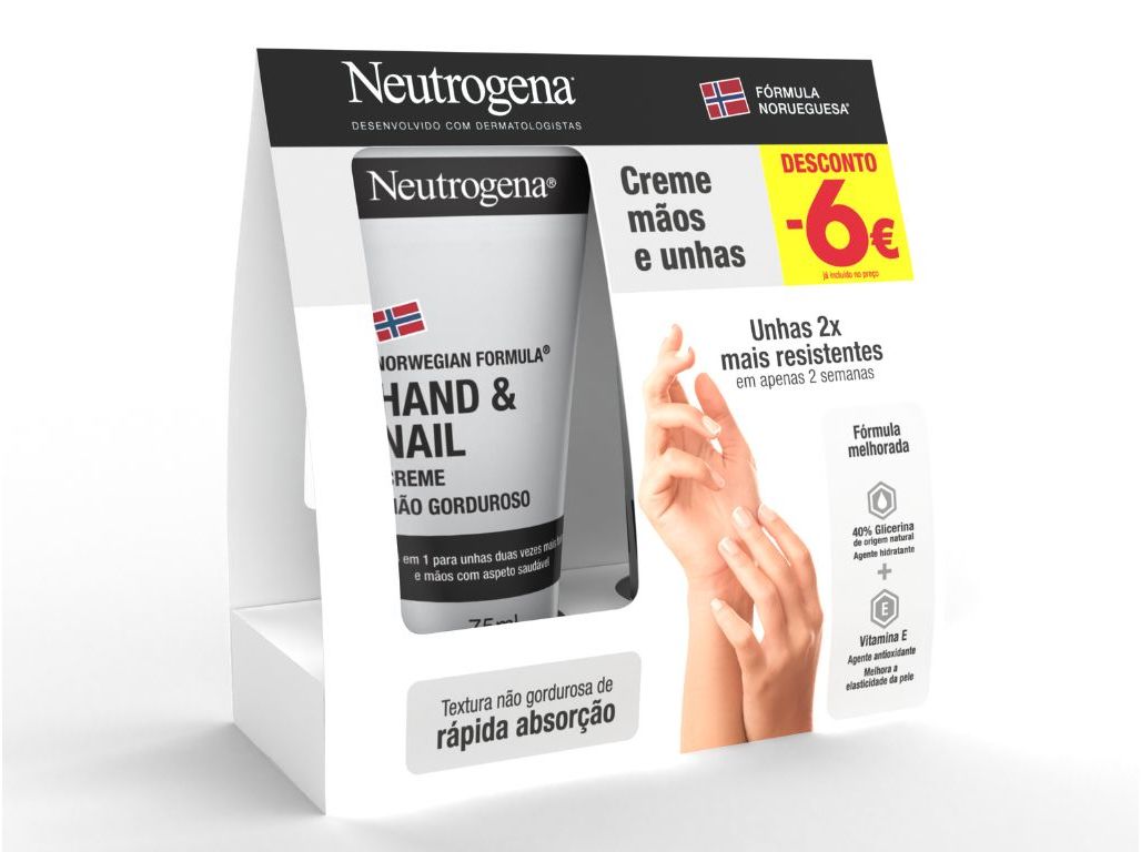 CREME MÃOS E UNHAS NEUTROGENA PACK 2*75ML