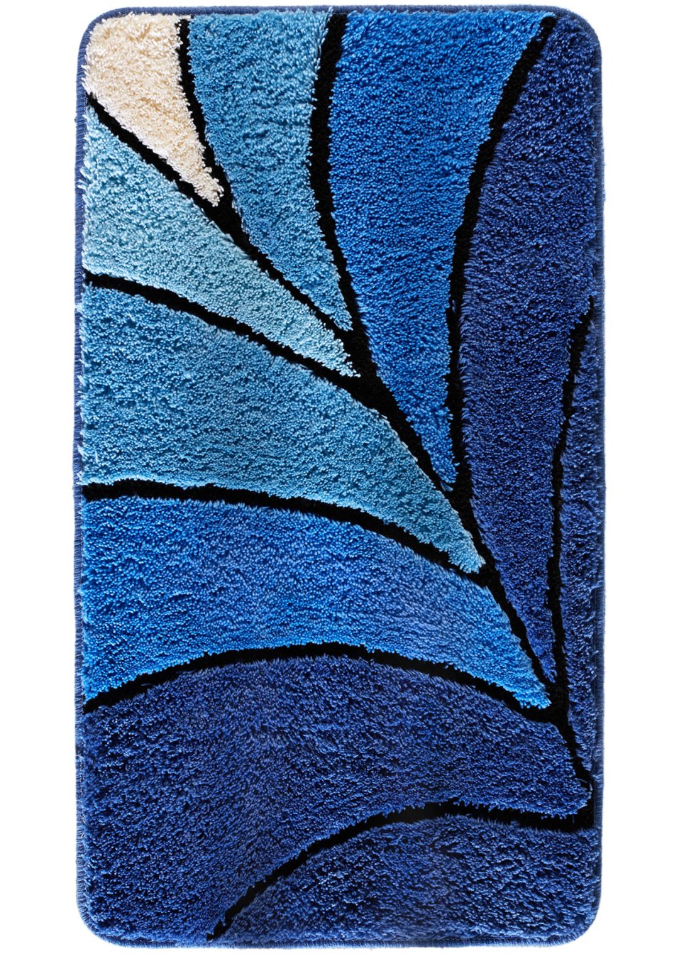 Tapis de salle de bain à longues mèches