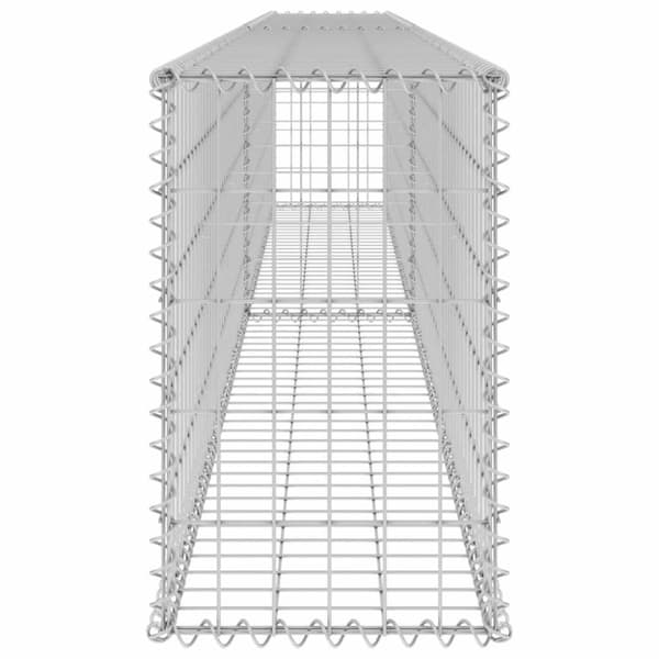 vidaXL Gabion med topp- og bunndekke galvanisert stål 300x30x50 cm