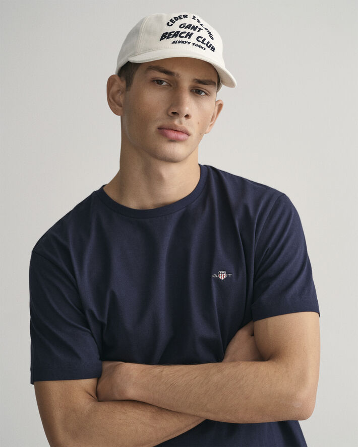 Gant REG SHIELD SS T-SHIRT Evening blue