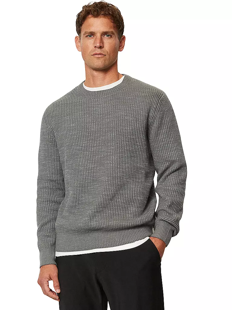 MARC O'POLO Pullover grau