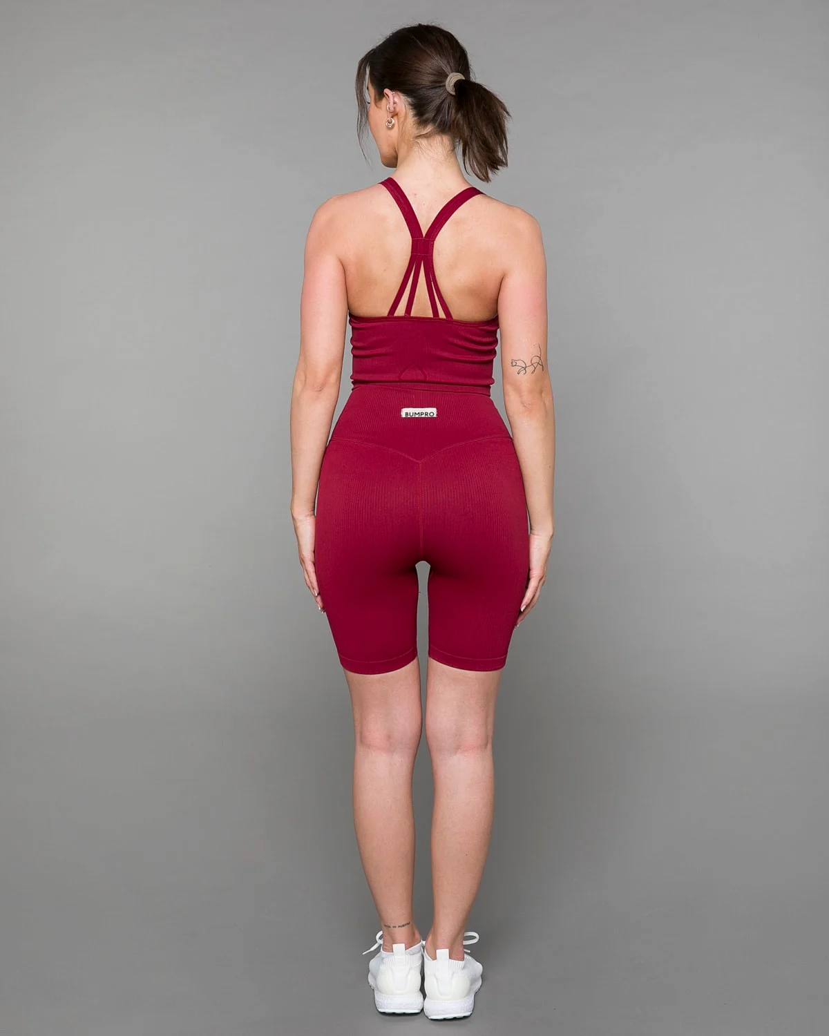 Bumpro Perfect Rib Croptop Wine