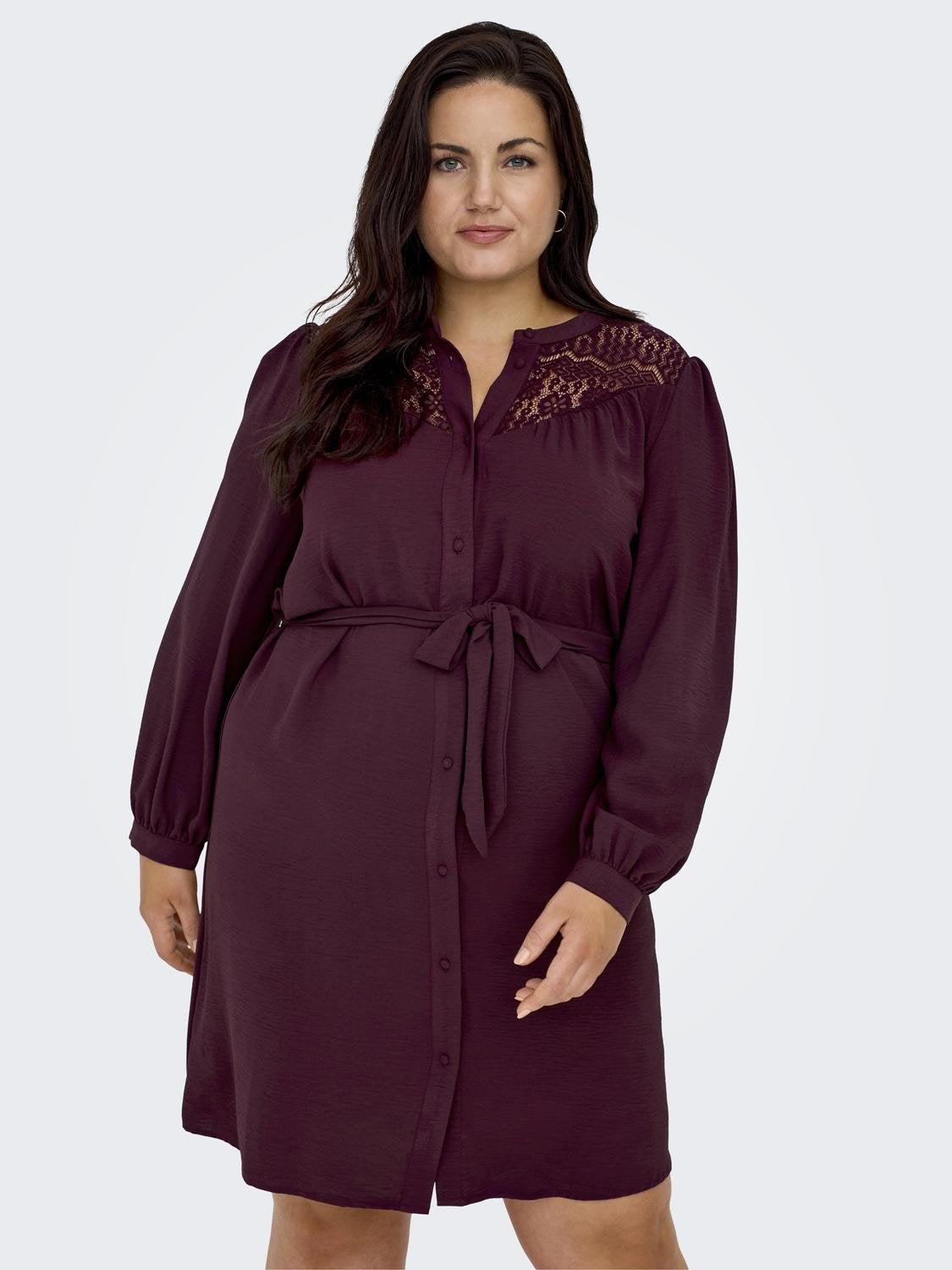 CARMETTE Langes Kleid Windsor Wine