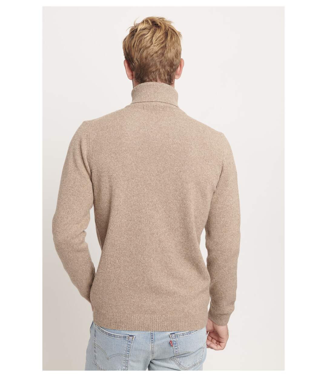 Pull col roulé chaud et doux