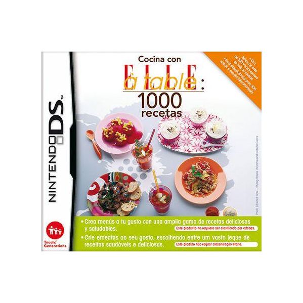 Nintendo 1000 Cooking Recipes from Elle a Table DS