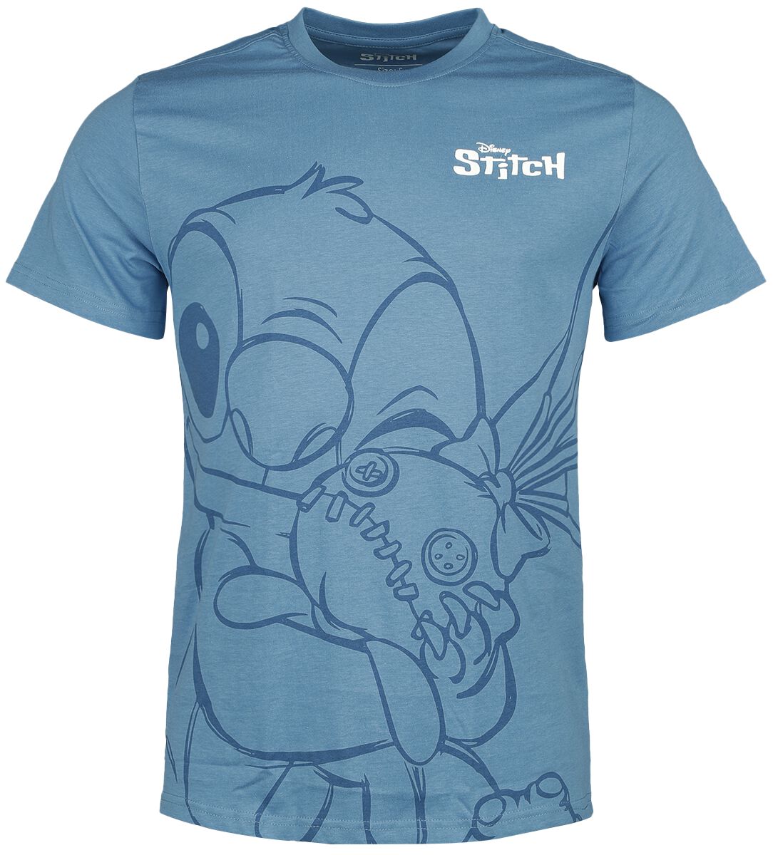 Hugging Stitch | Lilo & Stitch T-Shirt Manches courtes