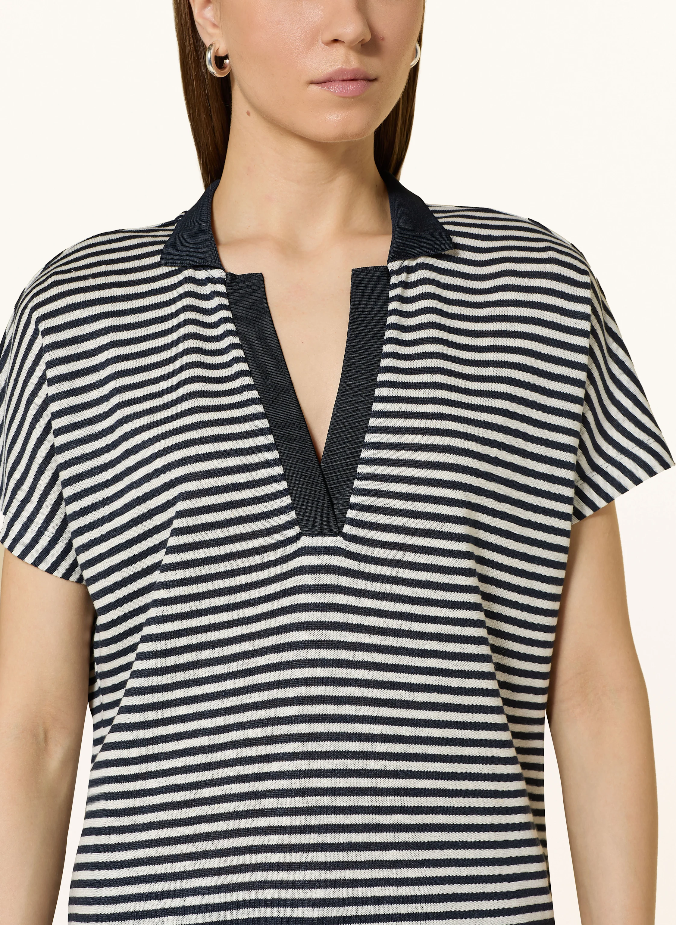 BOSS Strickshirt ENELINA aus Leinen