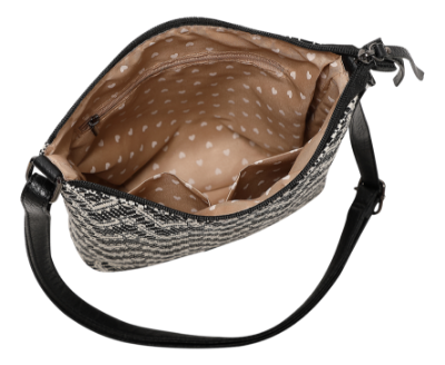 Lycke Crossbody taske Sort/hvid 8043706 | Skoringen