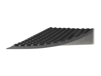 Måtte, Matting Yoga PUR, arbejdspladsmåtte, 1,3 x 66 x 96 cm, antracit