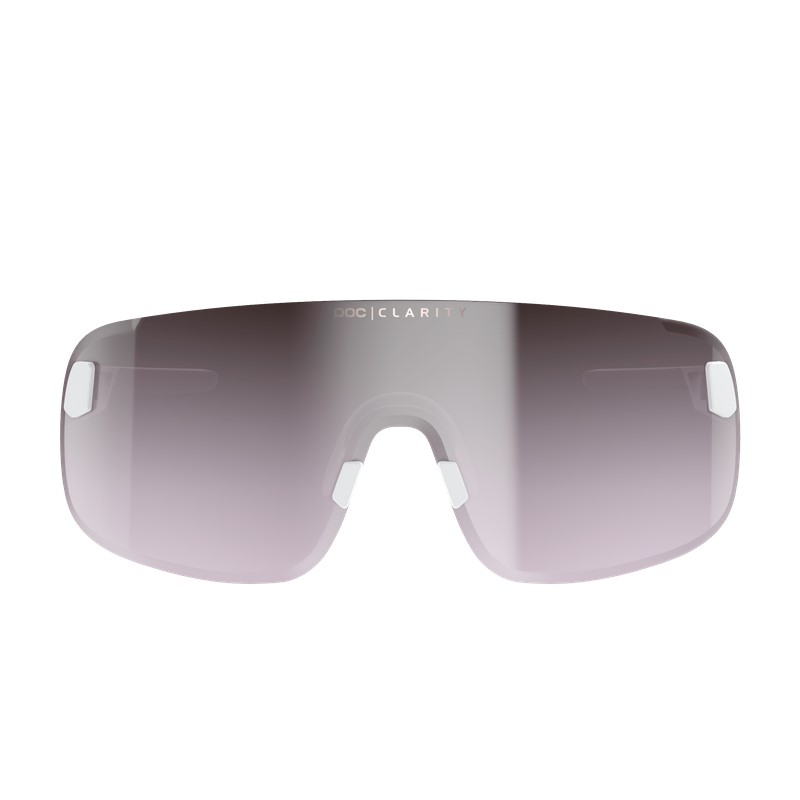 POC Elicit cykelbriller hydrogen white/clarity road/sunny silver