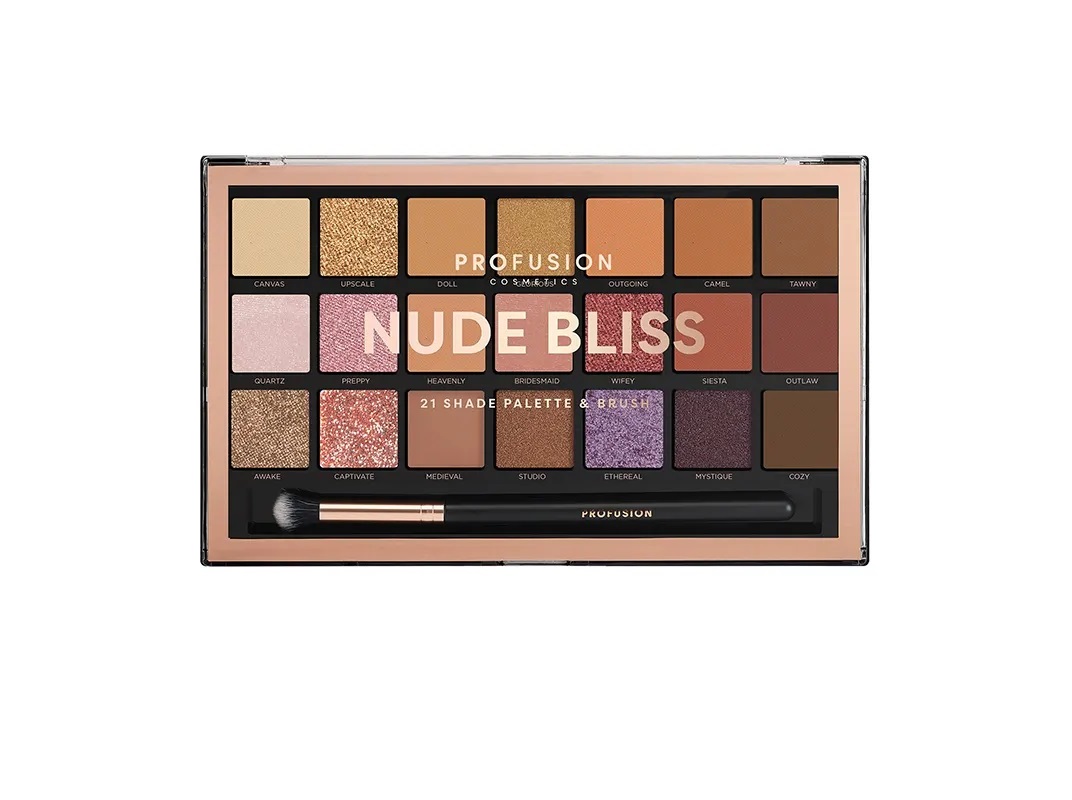 PALETE SOMBRAS PROFUSION NUDEBLISS 21 CORES