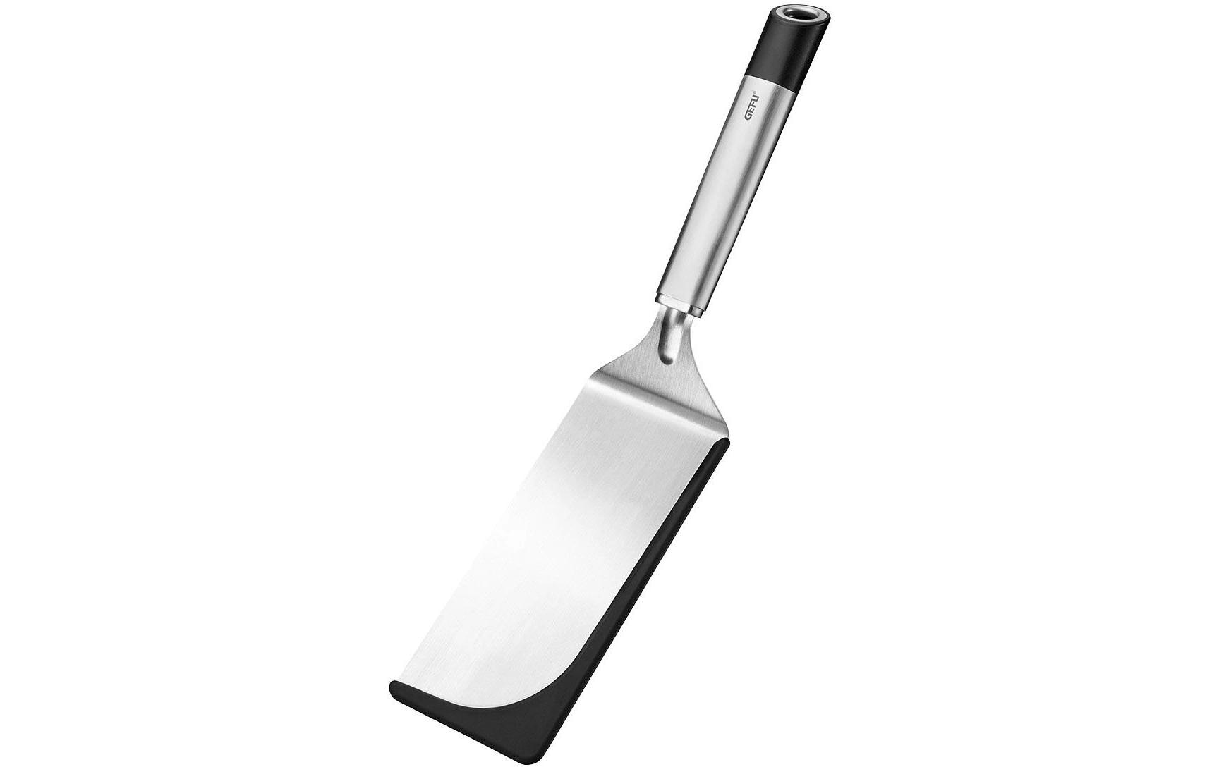 Pfannenwender Primeline 32.5 cm, Schwarz/SilberSandwich-Palette mit ergonomischem Griff