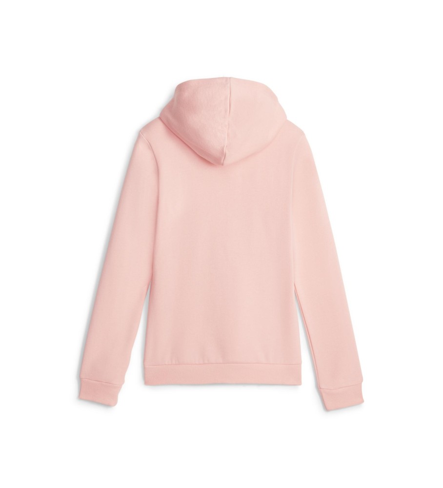 Moletom com capuz Puma Essentials Logo rosa