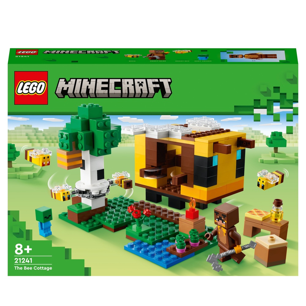 LEGO Minecraft 21241 Das Bienenhaus-Spielhaus-Set