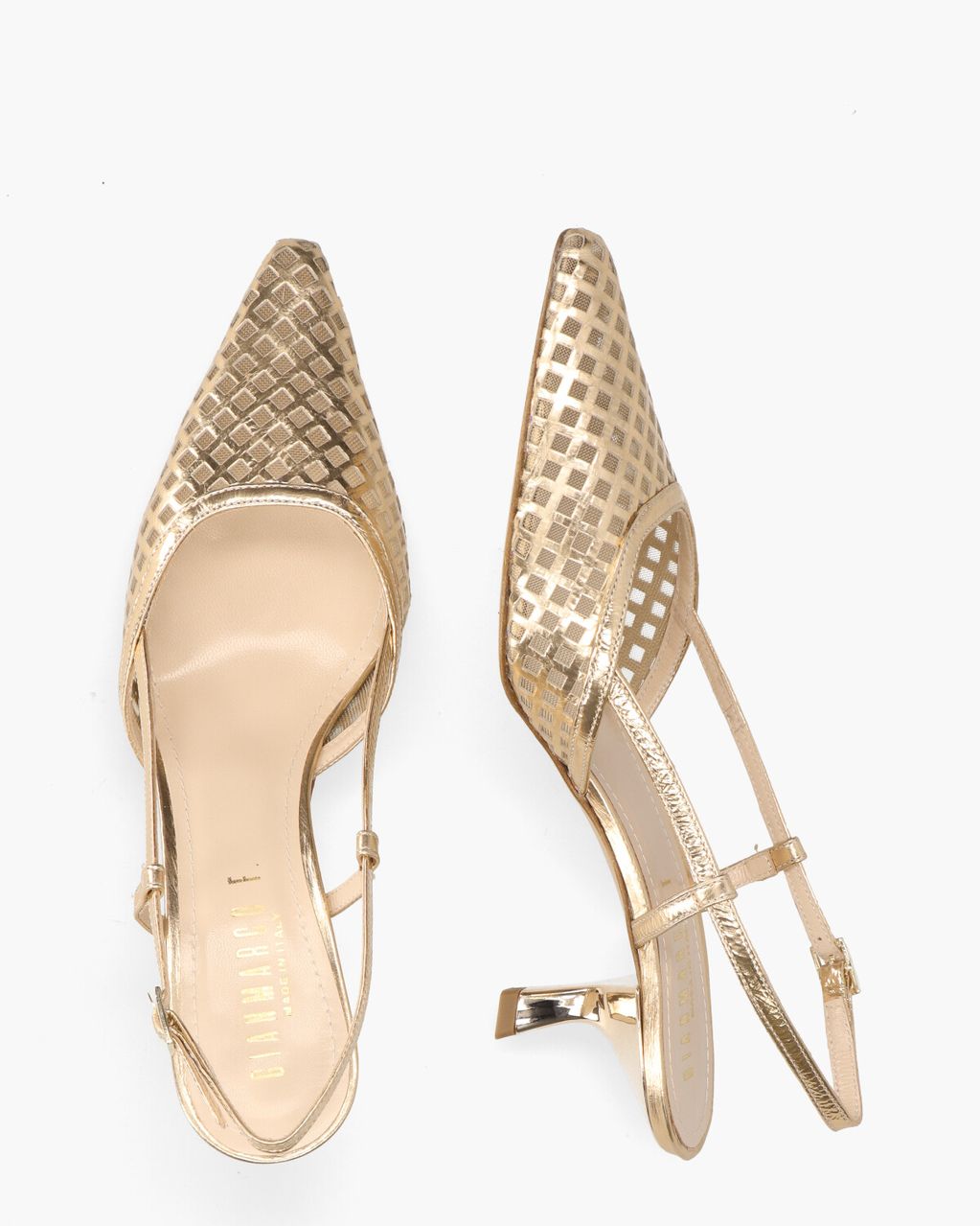 Gianmarco F. K088 Goud Dames Slingbackpumps