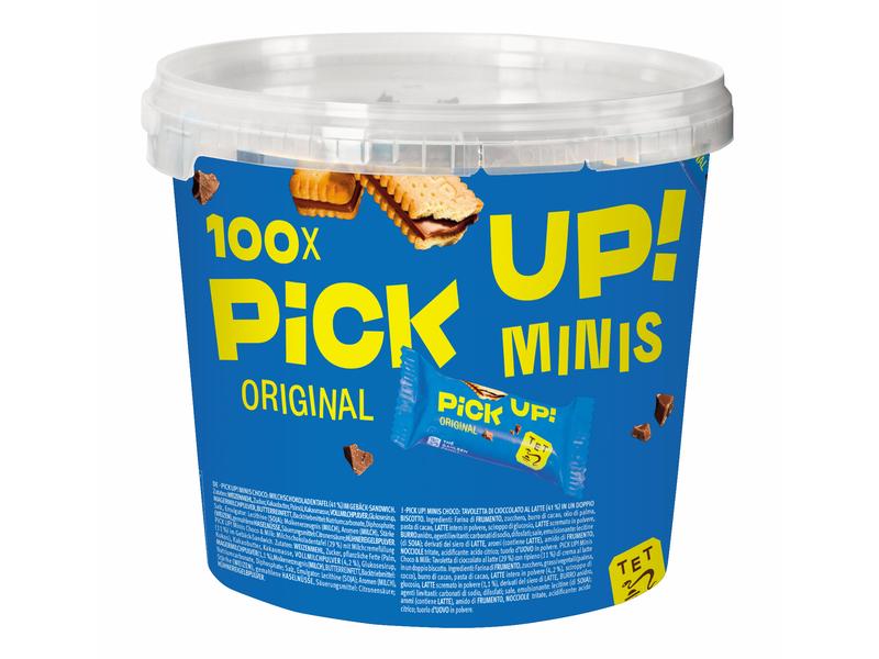 Bahlsen Pick-Up Snack Minis Choco 100 Stück Schokoladenriegel mit leckeren Keksen