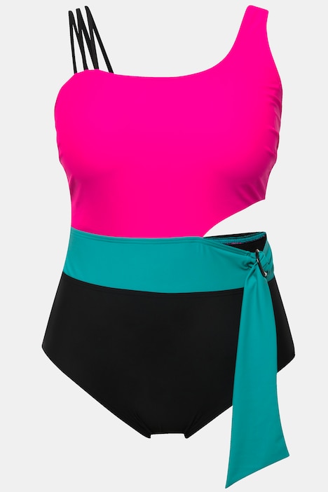 Badeanzug, Colorblocking, Softcups