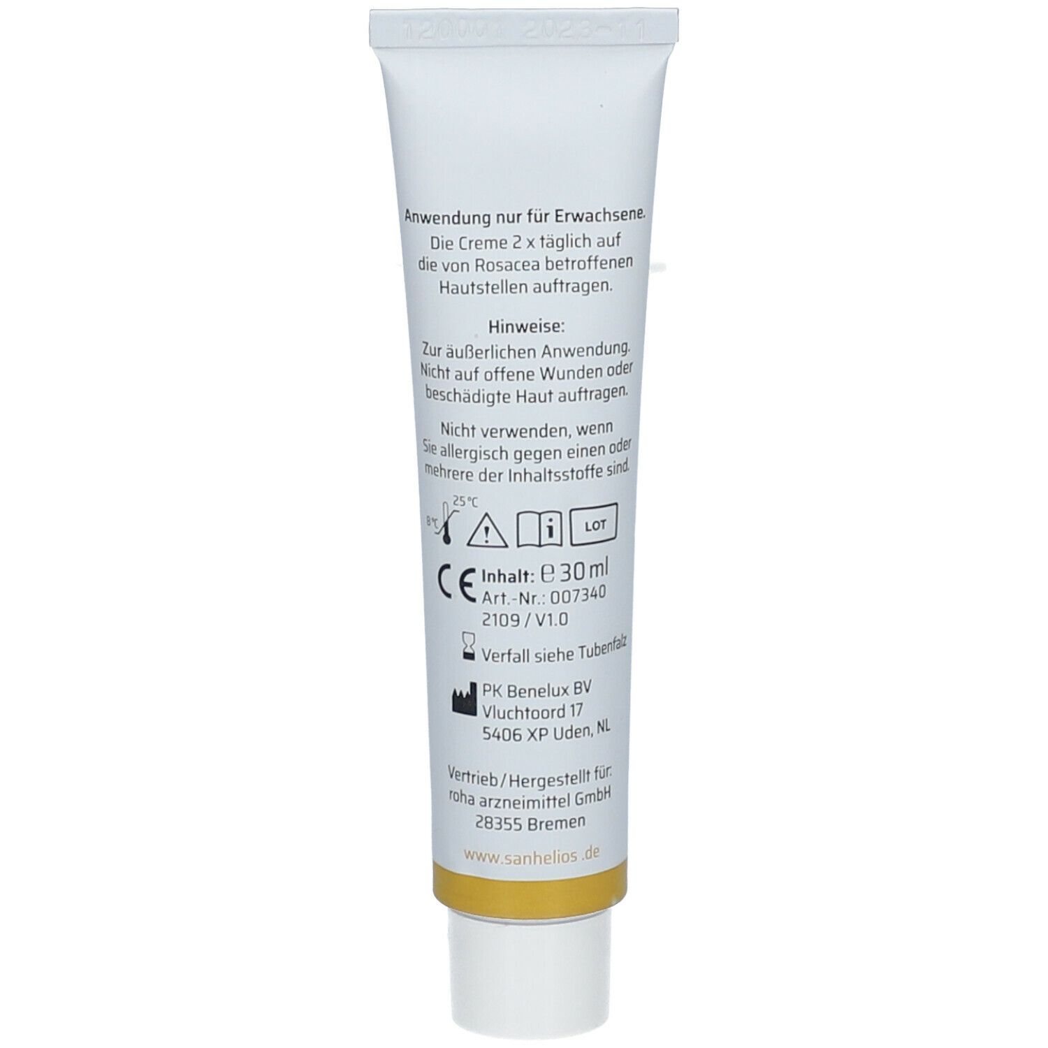 Sanhelios Rosacea Creme
