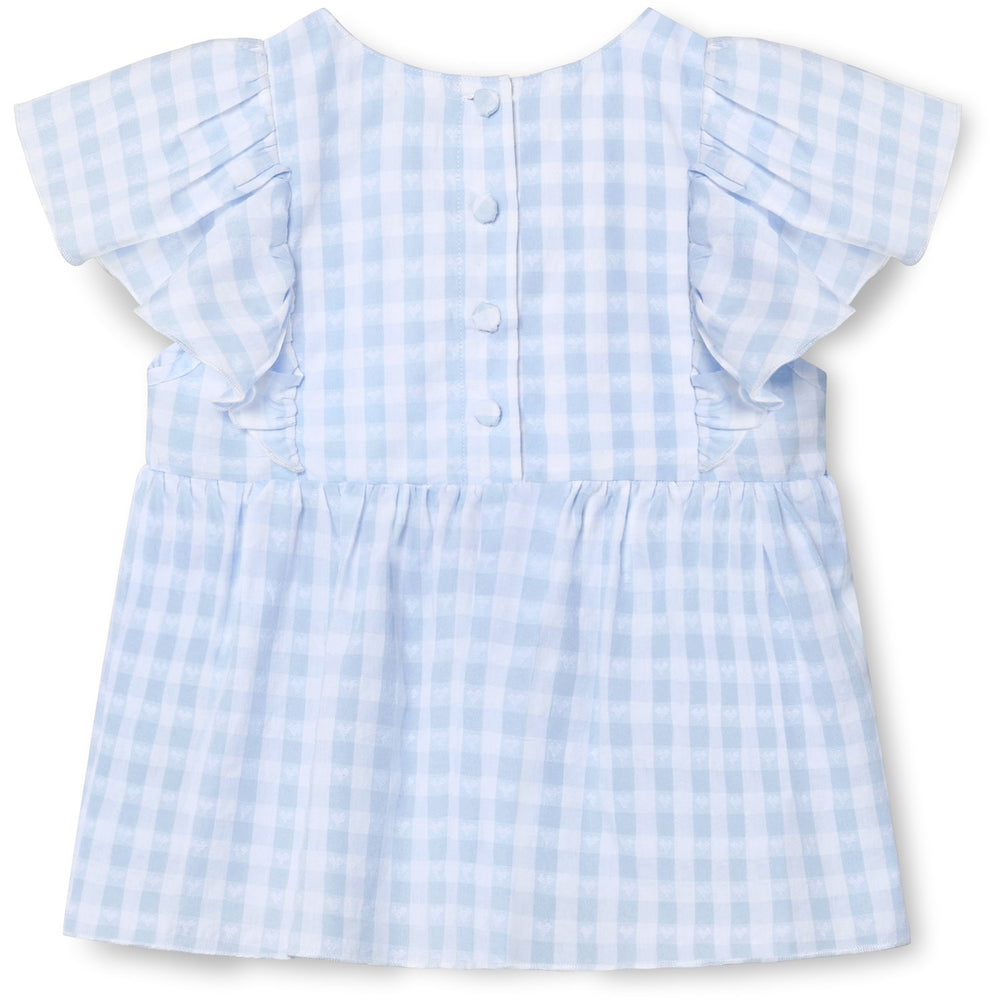 Køb Fliink Dream Blue Check Pari Top