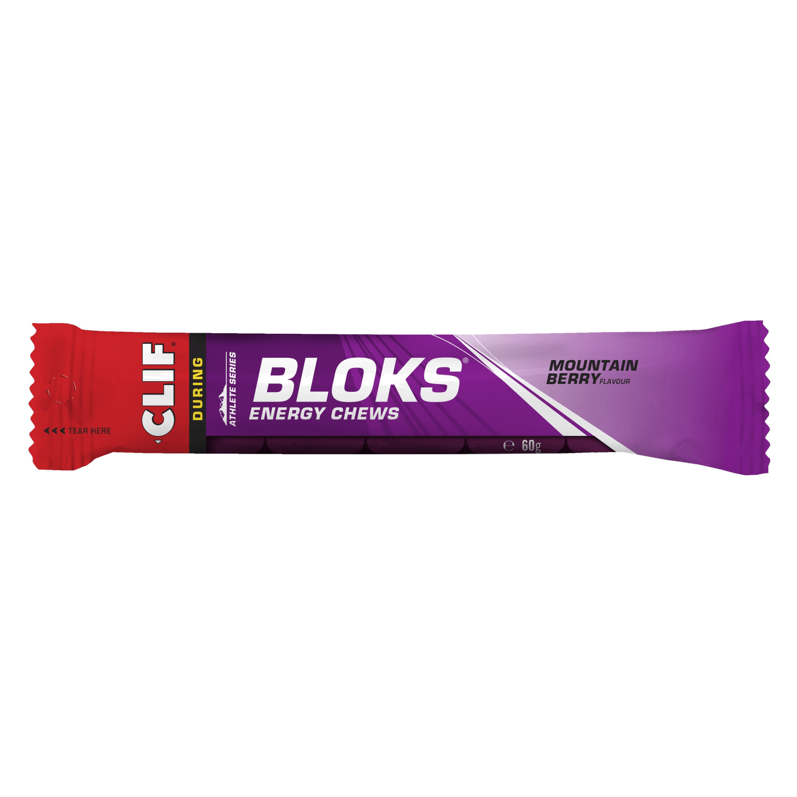 Clif Bloks Energy Chews - 18x60g - Mountain Berry