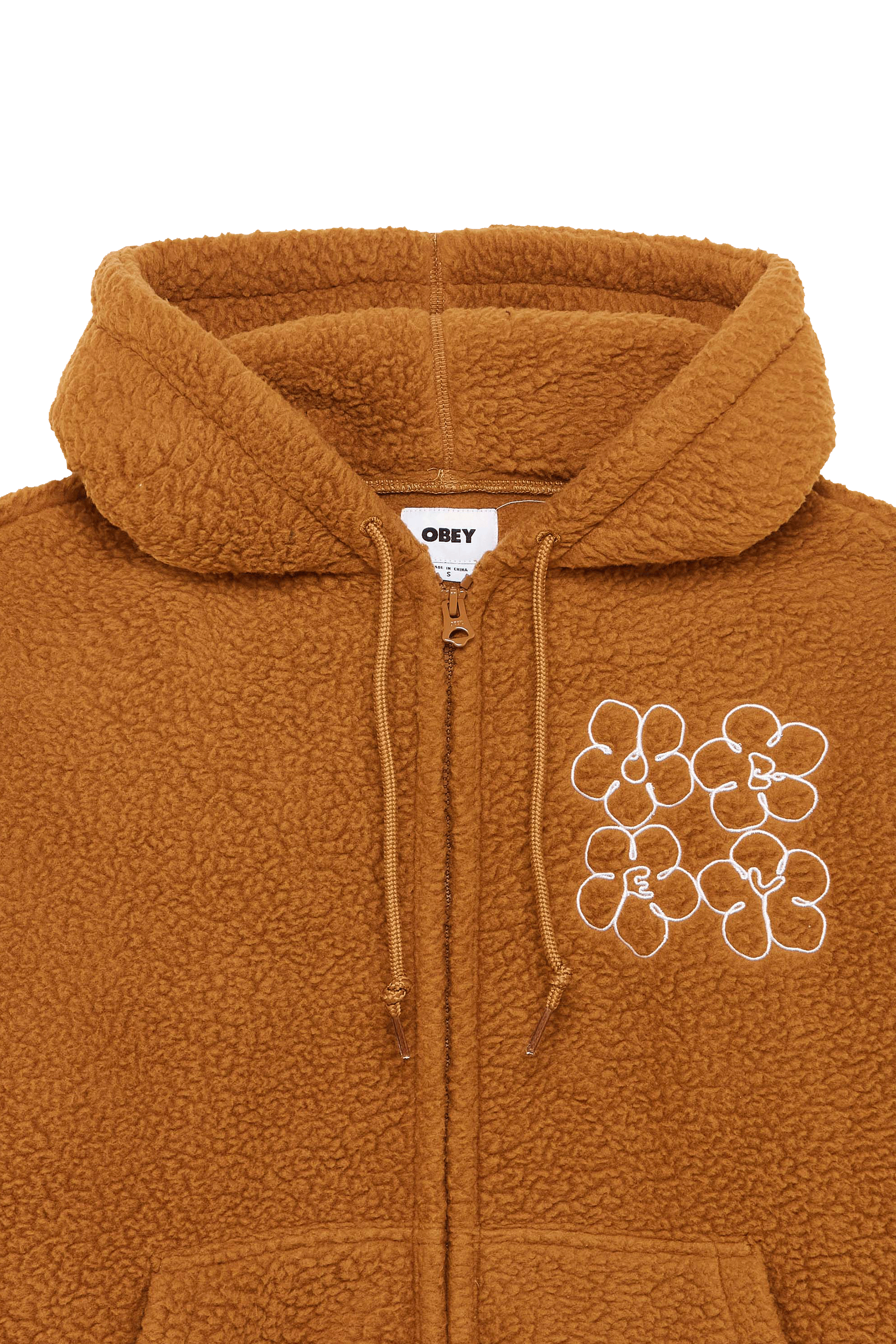 OBEY Hoodie  OBEY CHANCE Marron