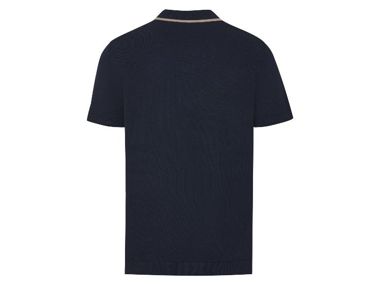 Gebreid heren poloshirt