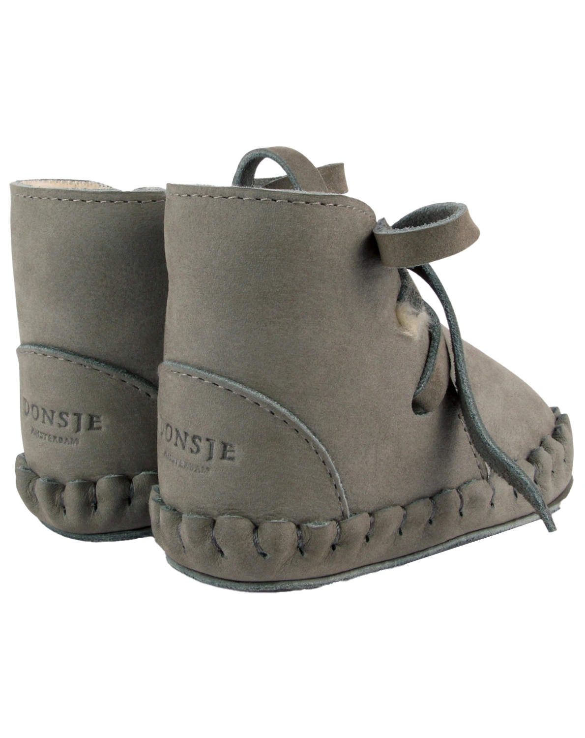 Krabbelschuhe PINA CLASSIC gefüttert in stone