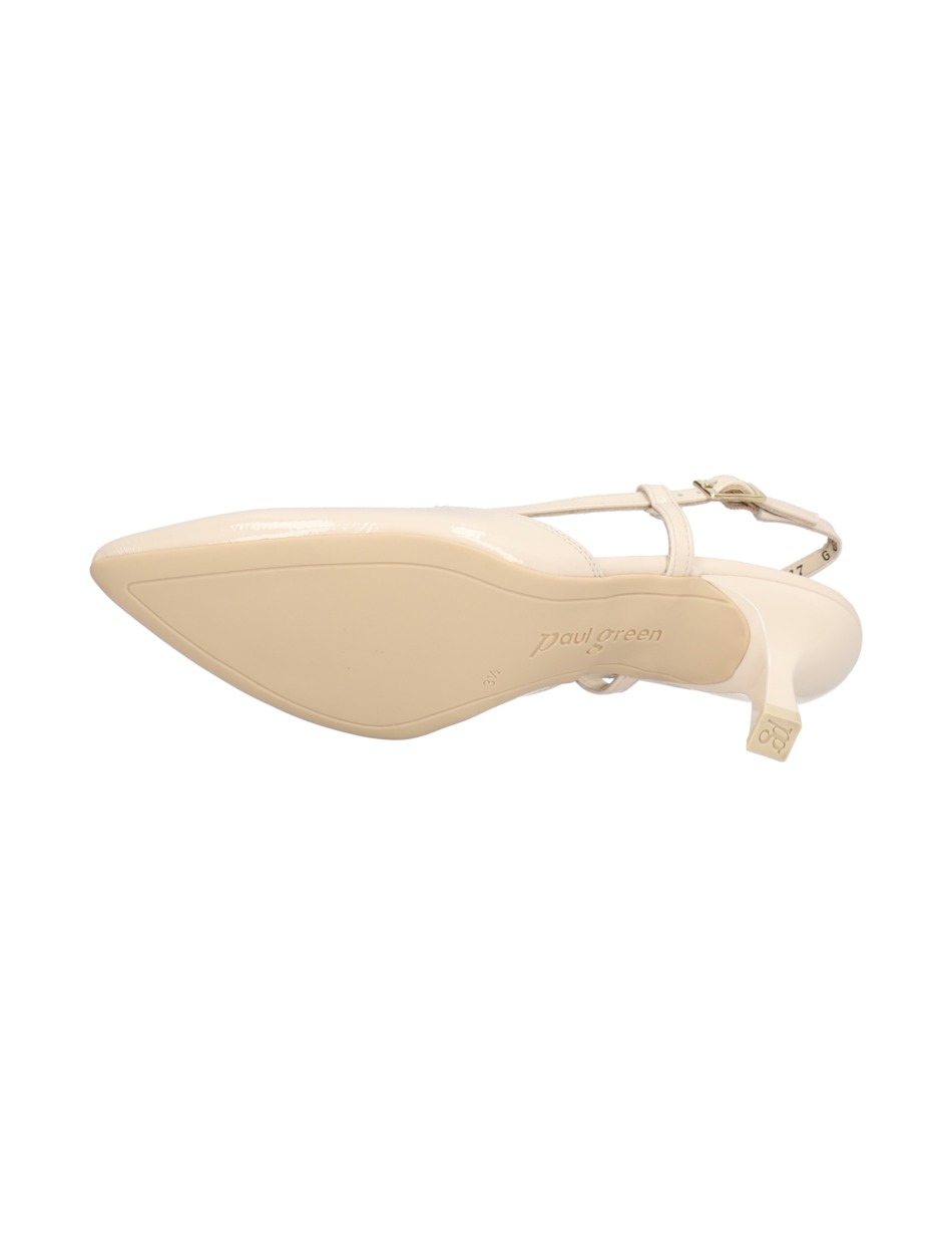 Lackleder Slingpumps