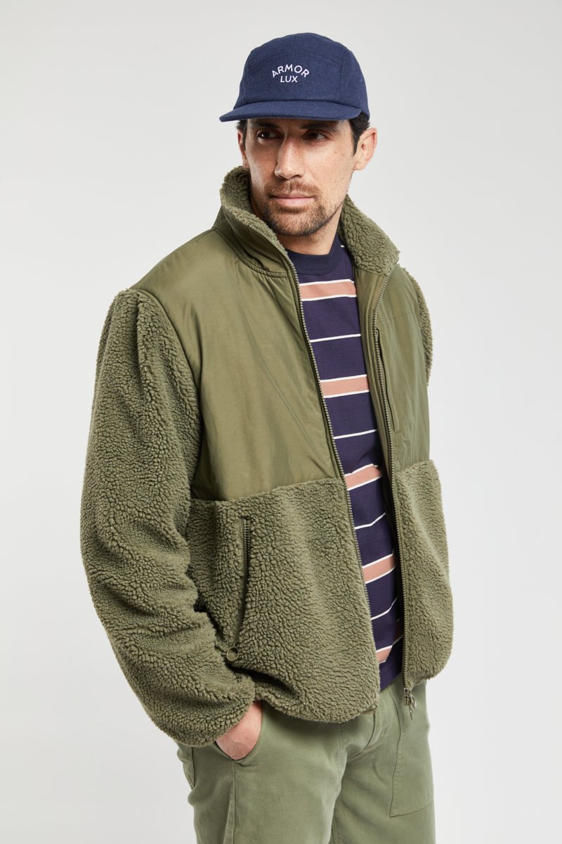 Veste zippée sherpa Héritage