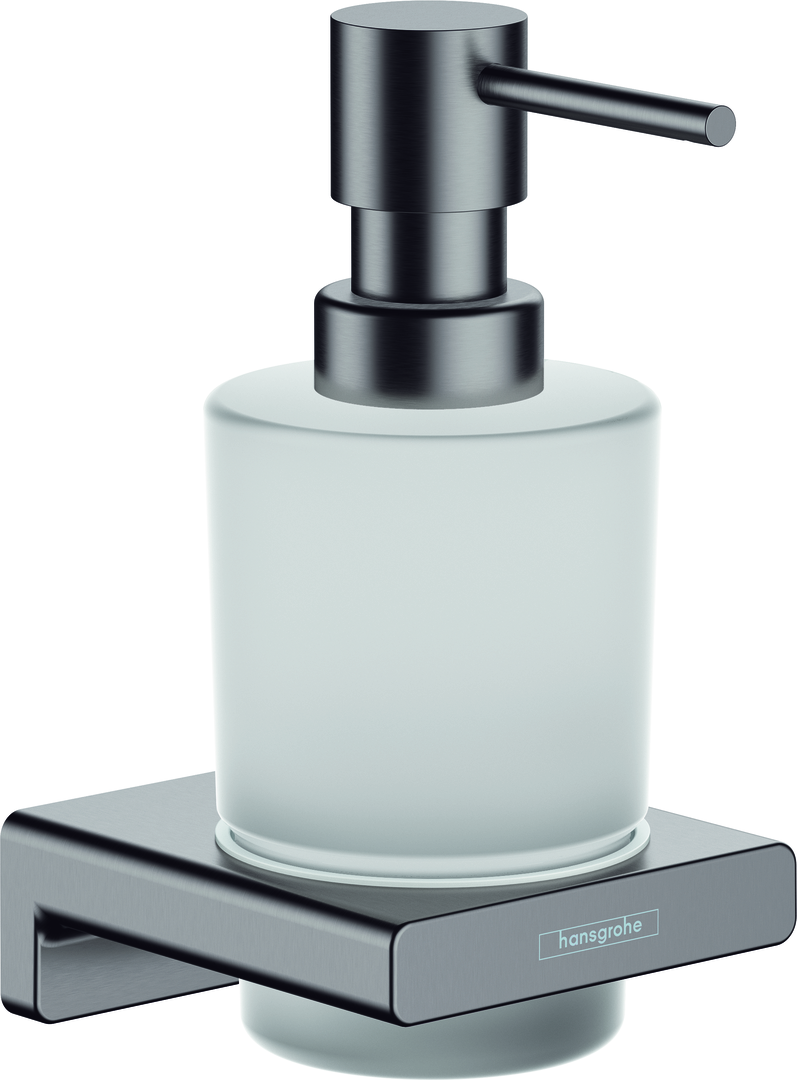 Hansgrohe AddStoris lotiondispenser 200ml zwart chroom geborsteld